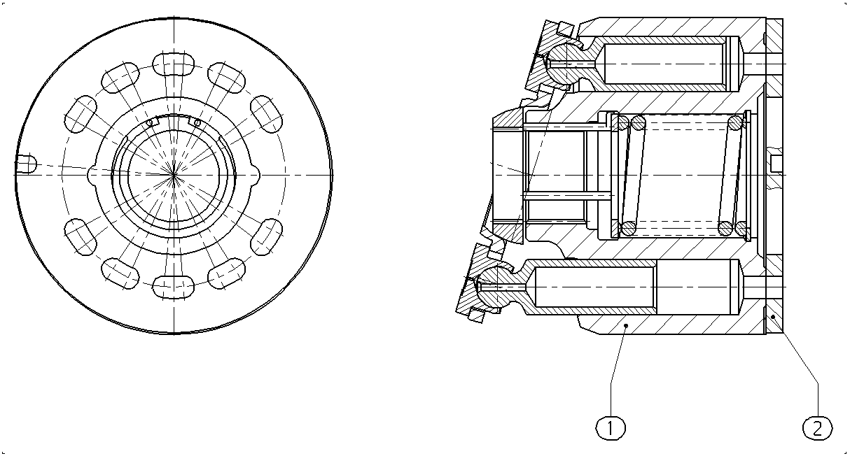 TW A10VM 71 — Zeichnung