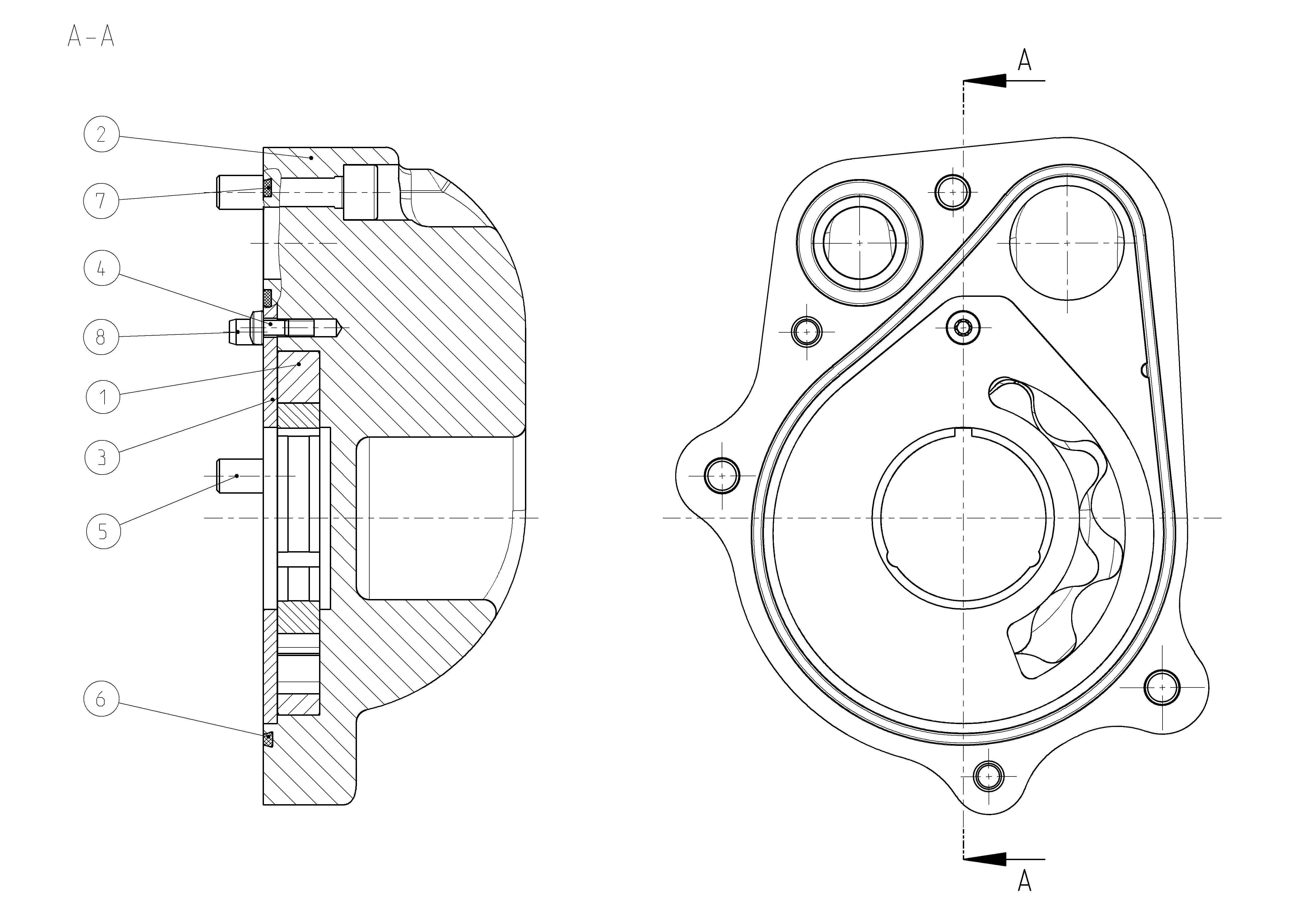INTERNAL GEAR PUMP — Zeichnung