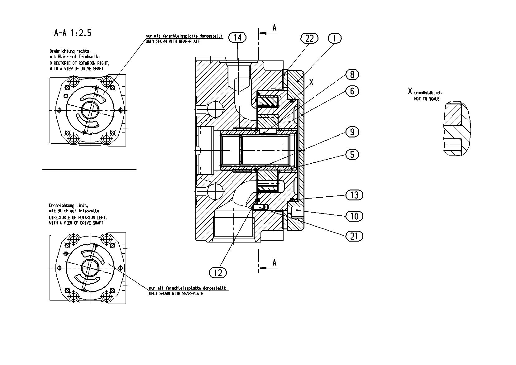 INTERNAL GEAR PUMP — Zeichnung