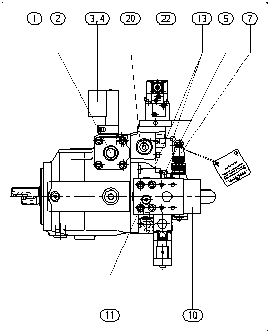 AA4VSO40DS1/10W-PPB13T031N — Zeichnung