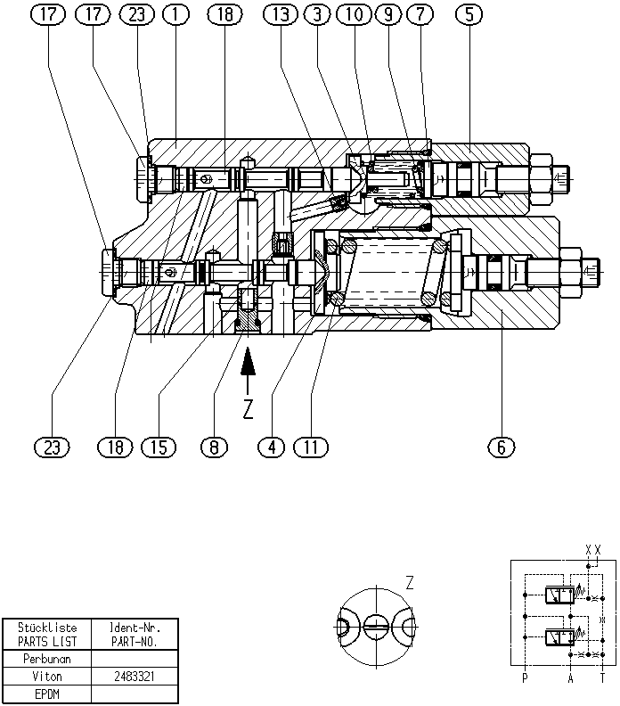 CONTROL VALVE — Zeichnung