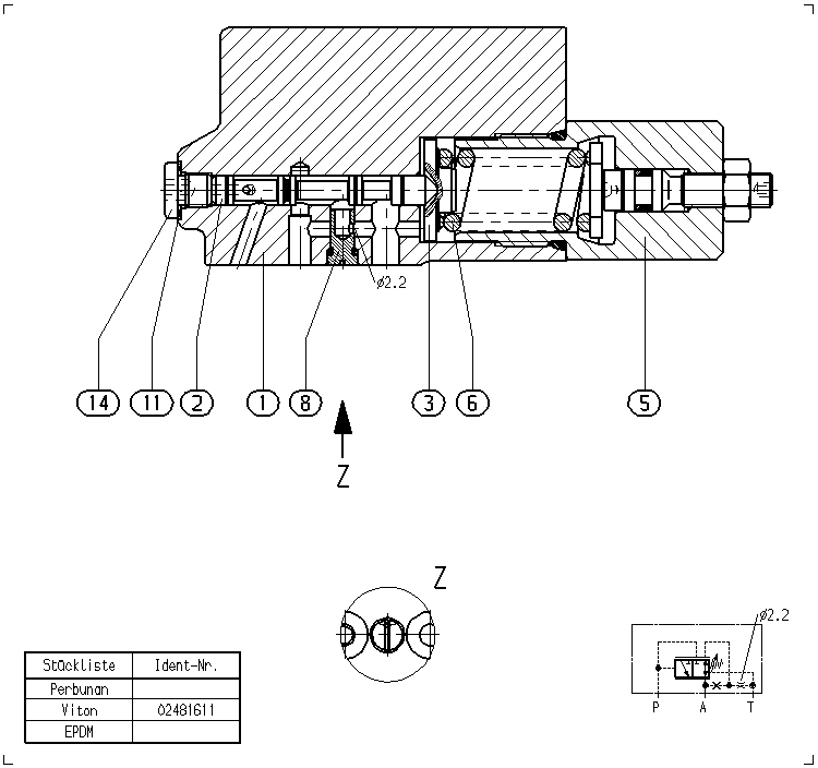 CONTROL VALVE — Zeichnung