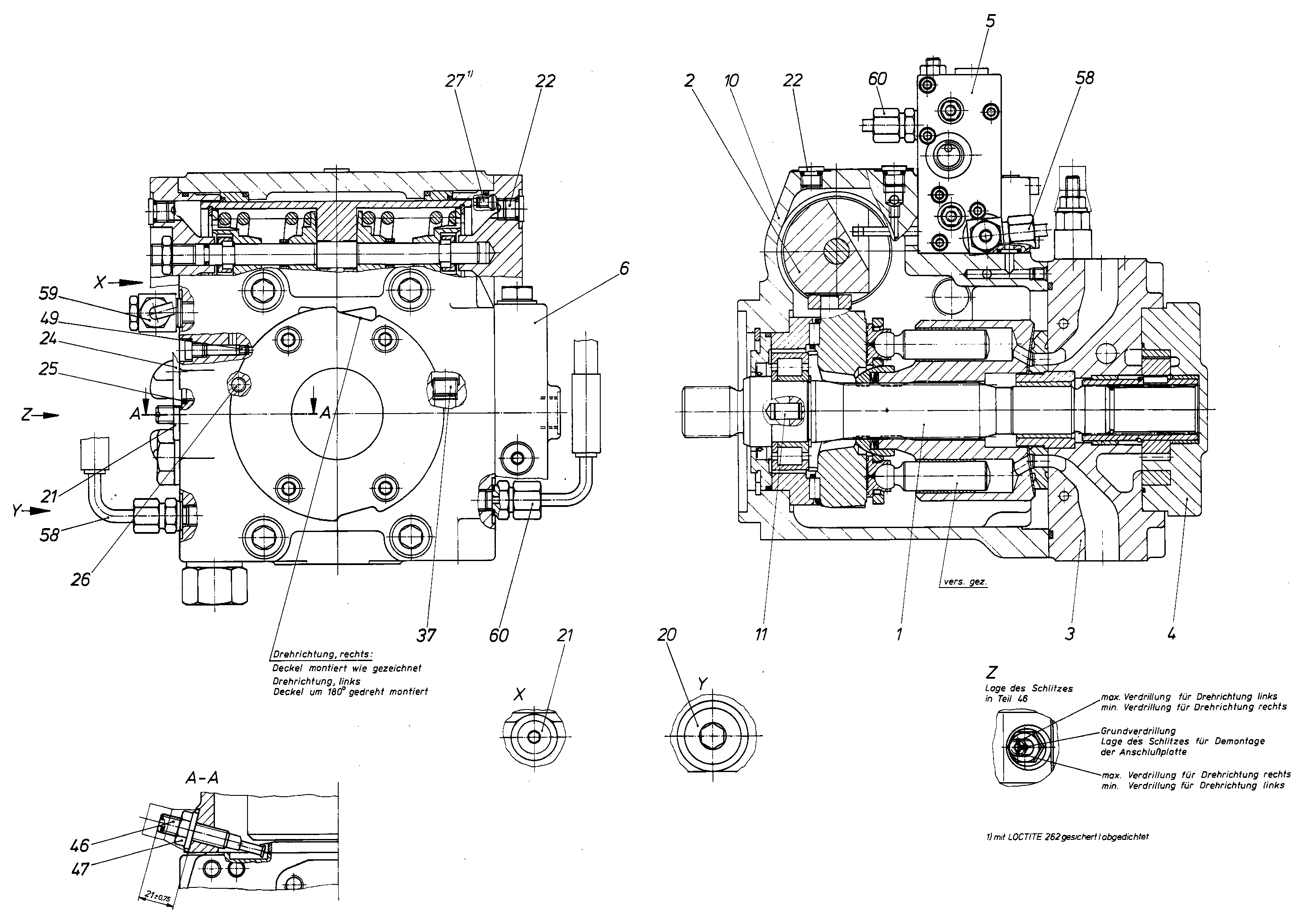 AXIAL-PISTON PUMP — Zeichnung