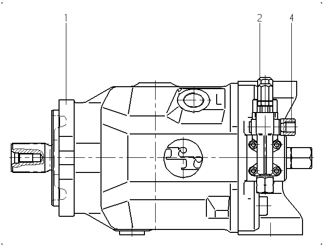 AXIAL-PISTON PUMP — Zeichnung