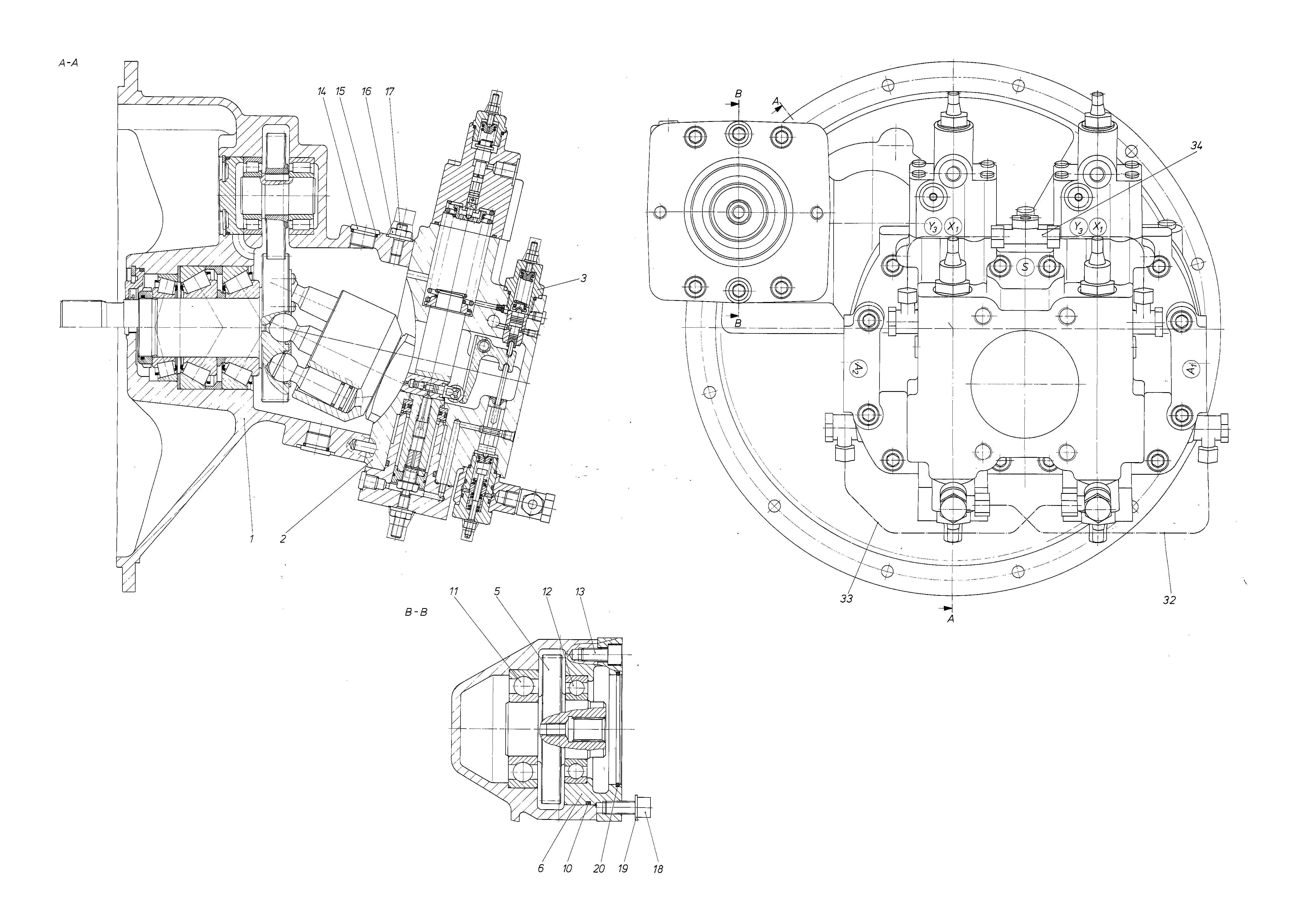 A8VO107LR3CH2/60R1-NZG05K02 — Zeichnung