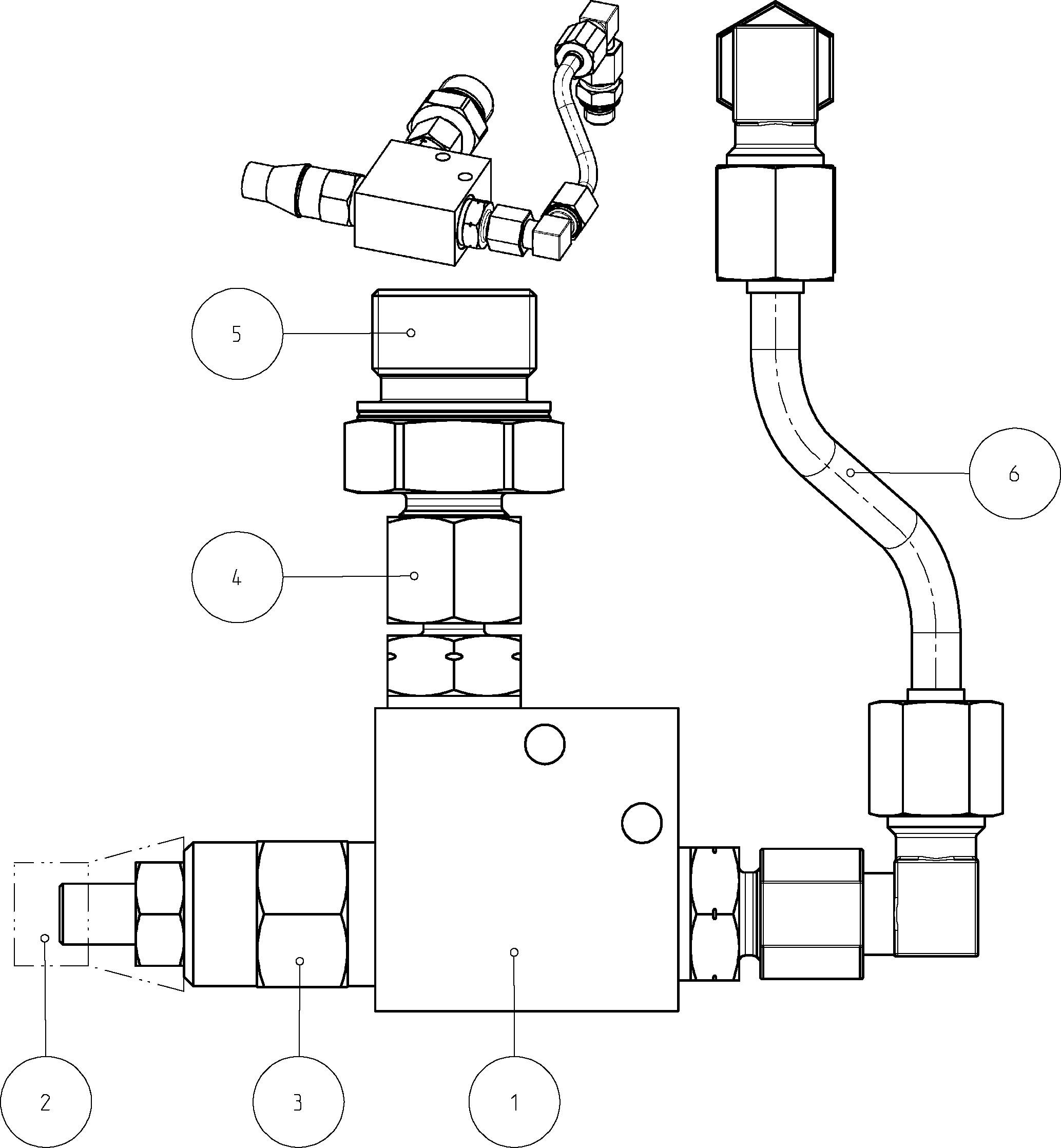 VALVE BLOCK — Zeichnung