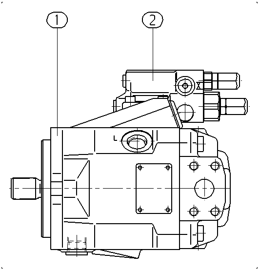 A A10V O 28 DR /52L-PSC12N00 — Zeichnung