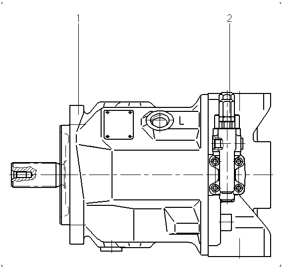 AA10VO71DFR1/31R-PSC12N00-SO324 — Zeichnung