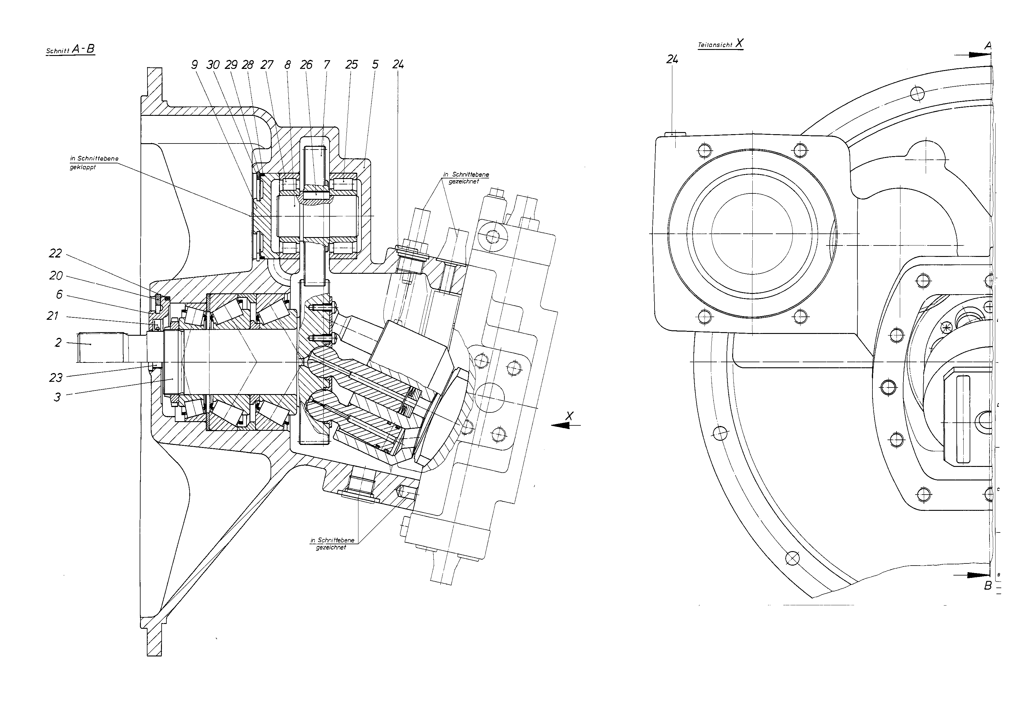 AXIAL-PISTON PUMP — Zeichnung