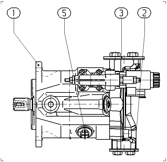 AL A10VNO 63 ED 72/52L-VSC12N00P — Zeichnung