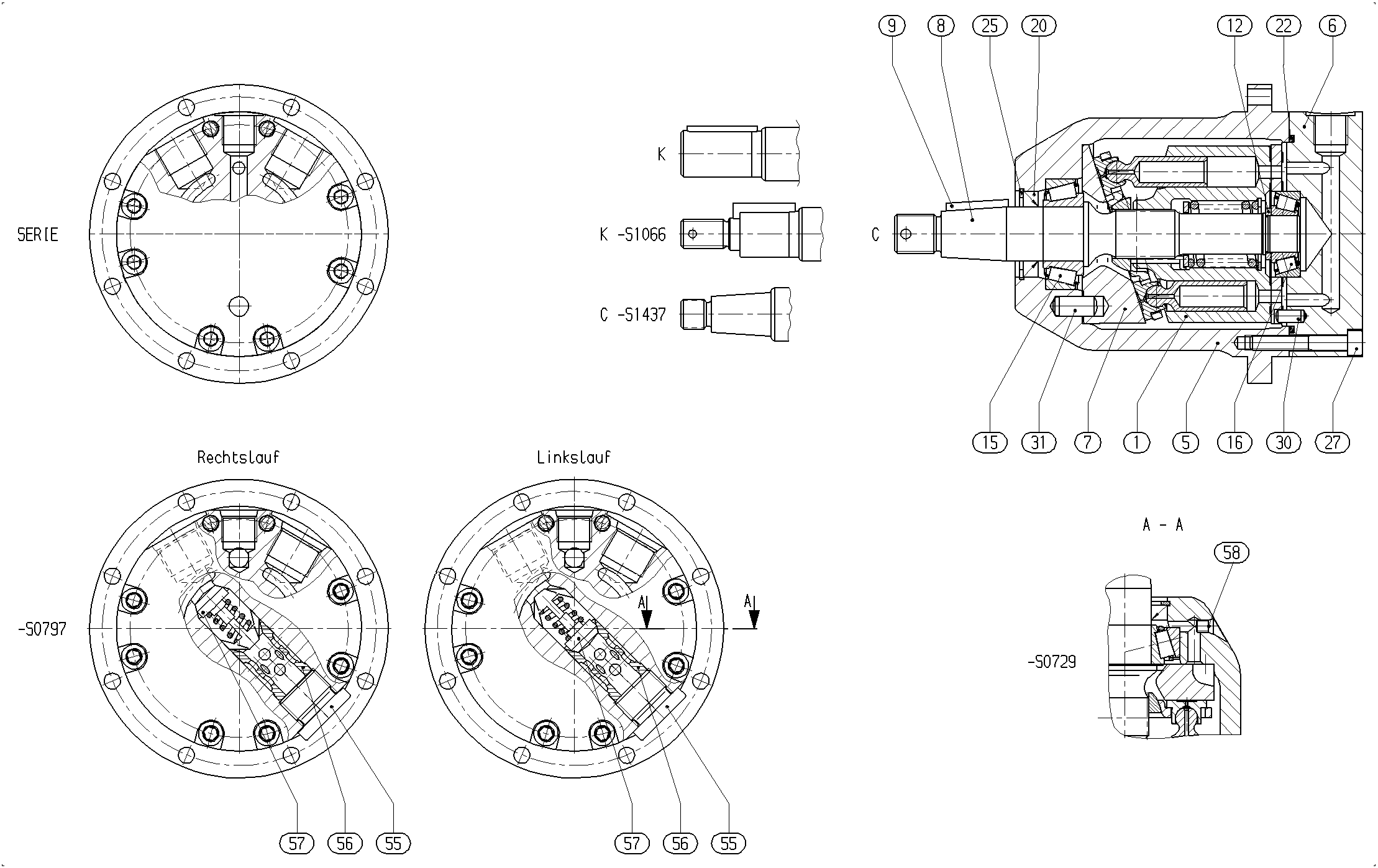 AA10FSM14/31W-VKH16X — Zeichnung