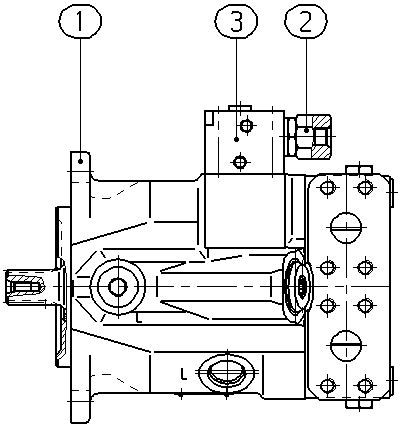 A A10V M 45 HZ6 /52W1-VWC60N007 -SO779 — Zeichnung