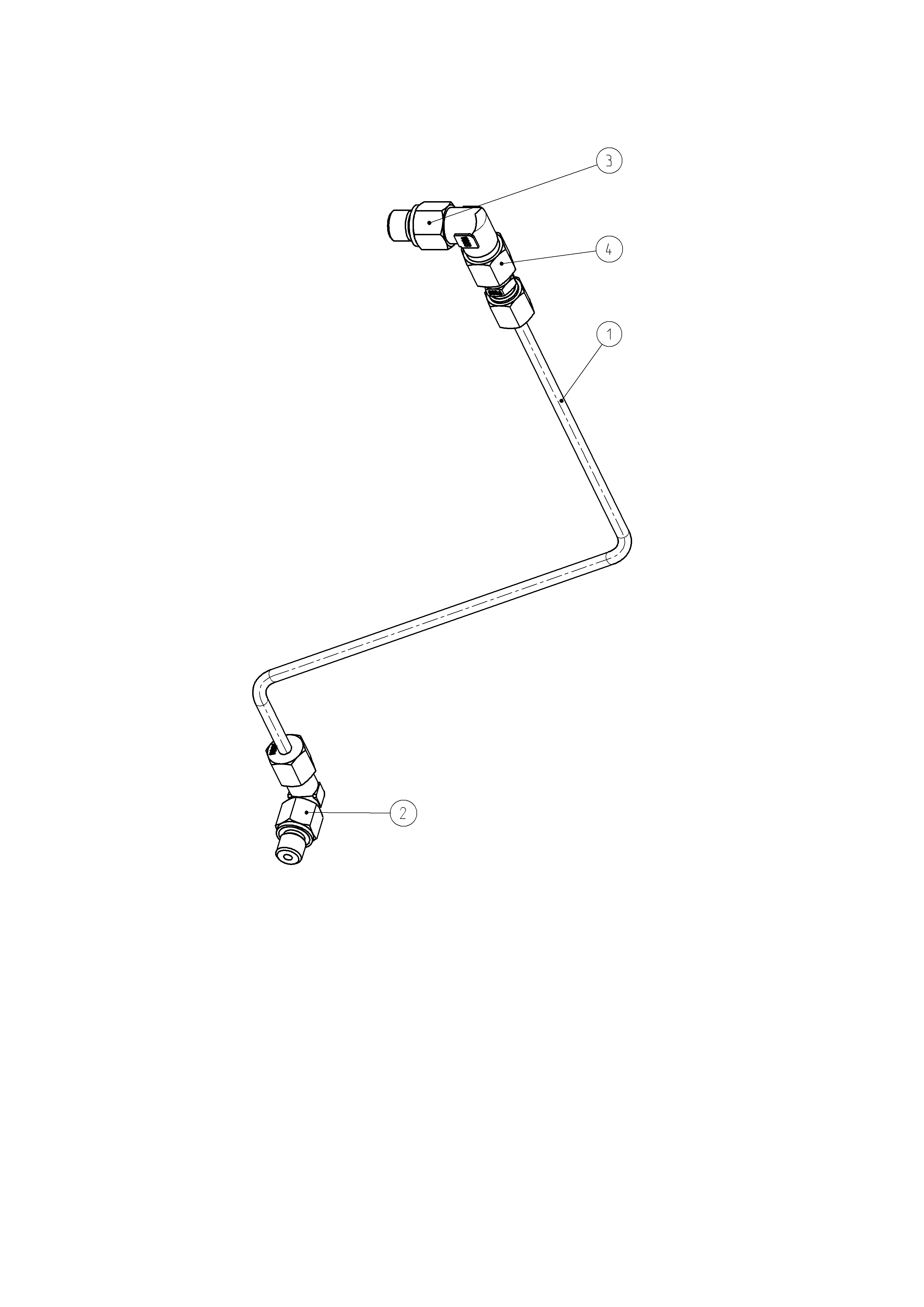 HYDRAULIC LINE — Zeichnung