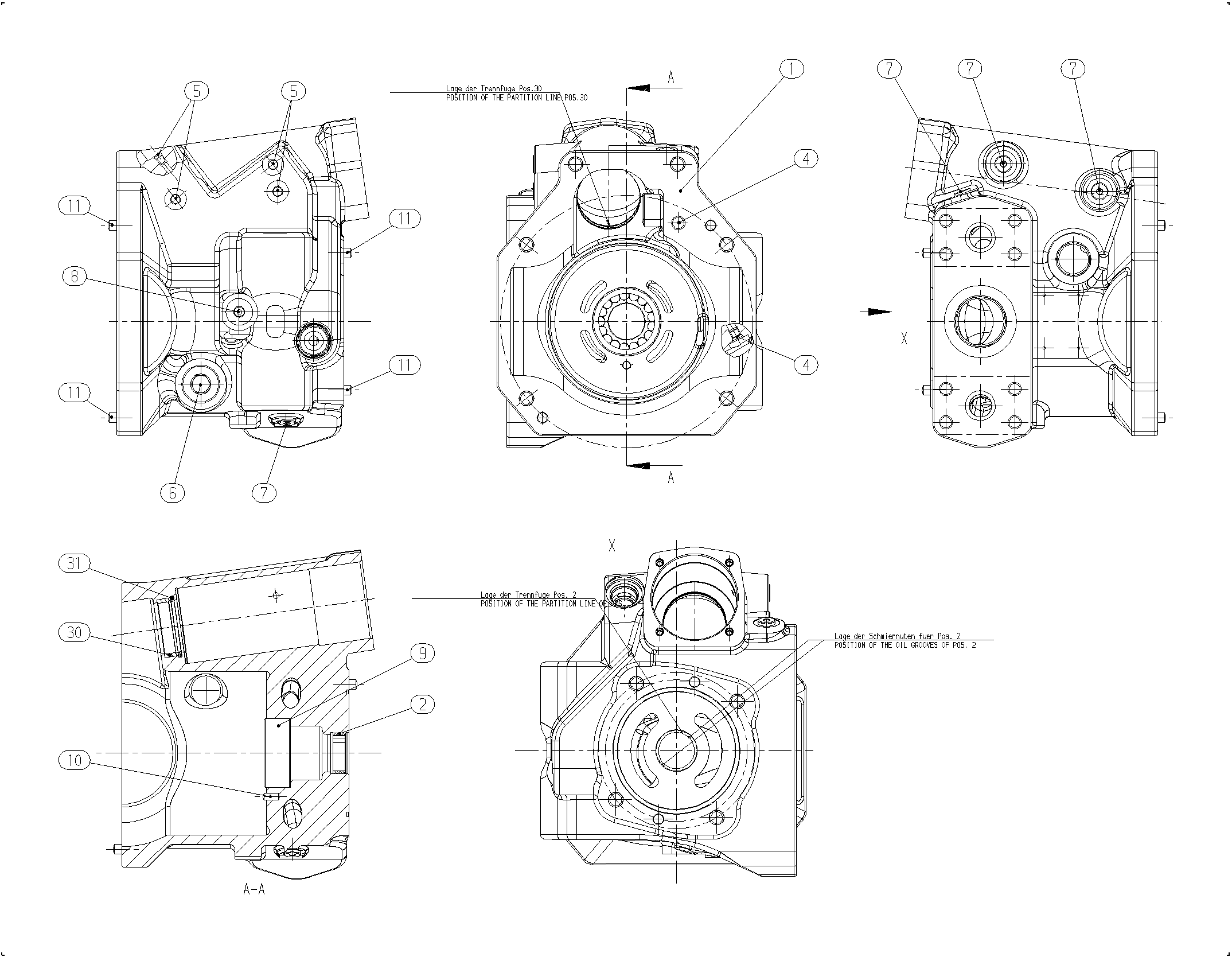 PUMP HOUSING — Zeichnung