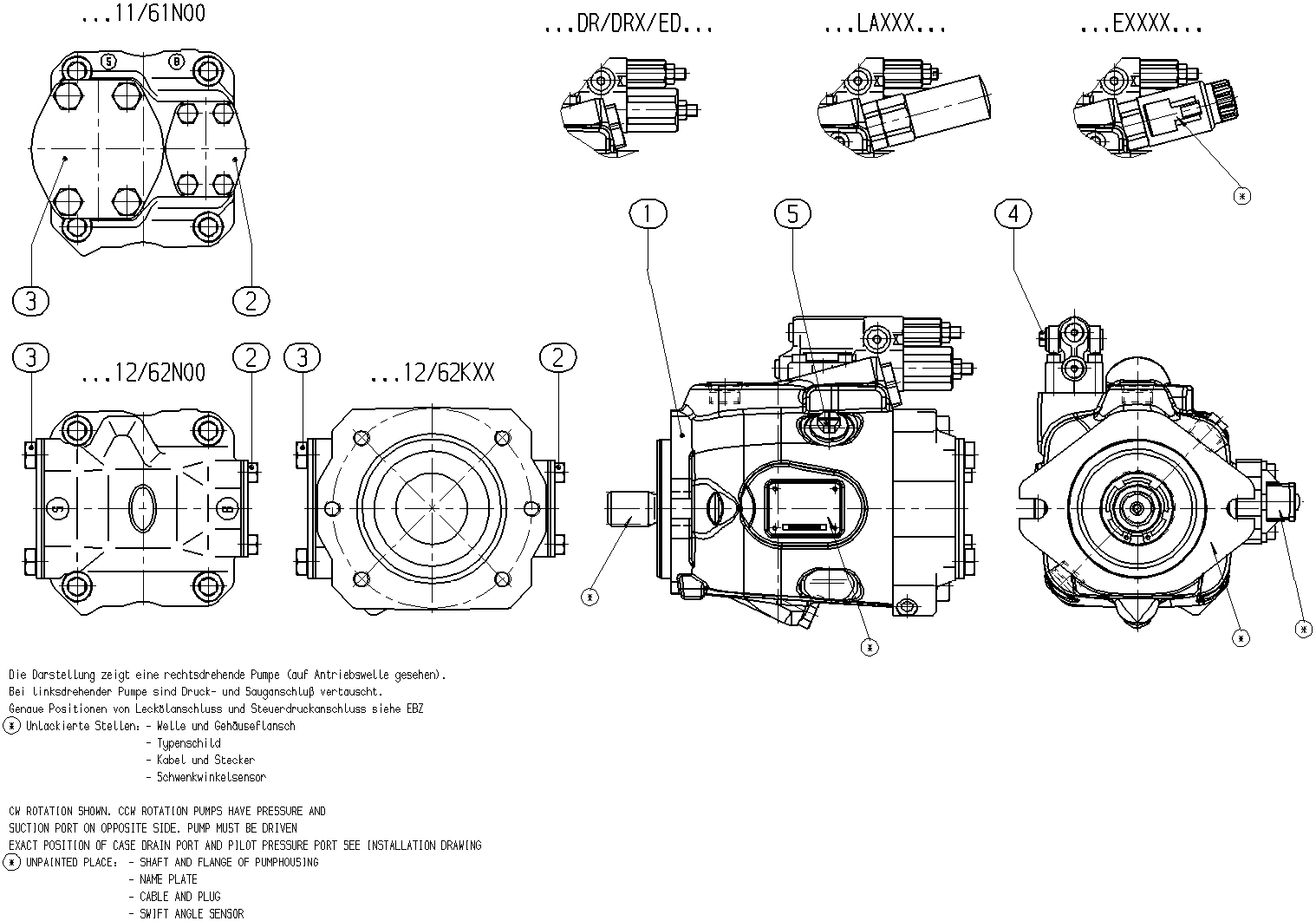ALA10VO45ED72/52L-VCA11N00P-S3273 — Zeichnung