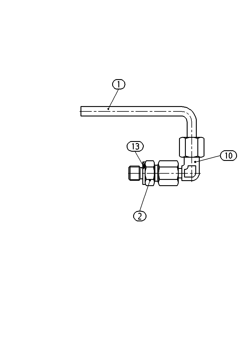 HYDRAULIC LINE — Zeichnung
