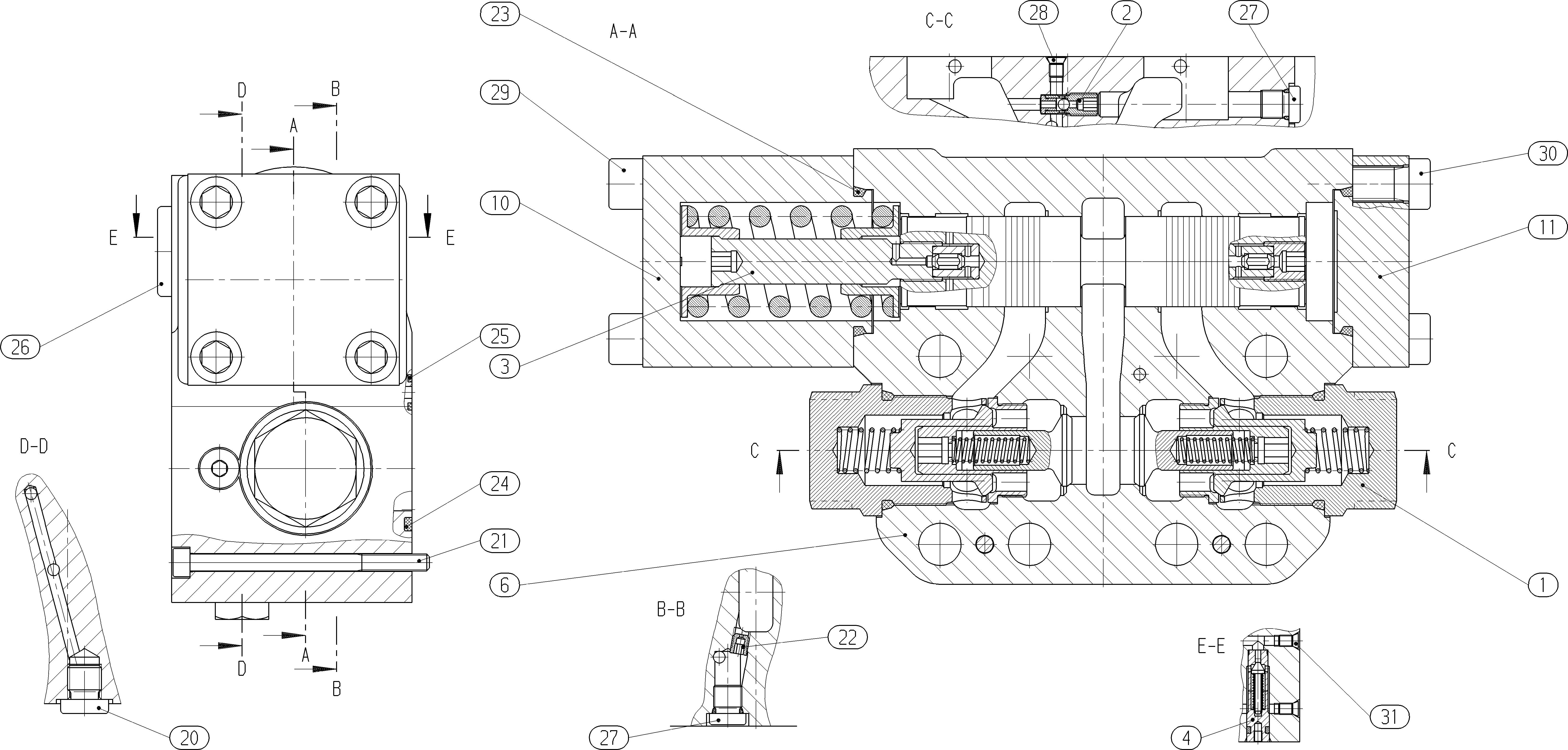 BRAKE VALVE — Zeichnung