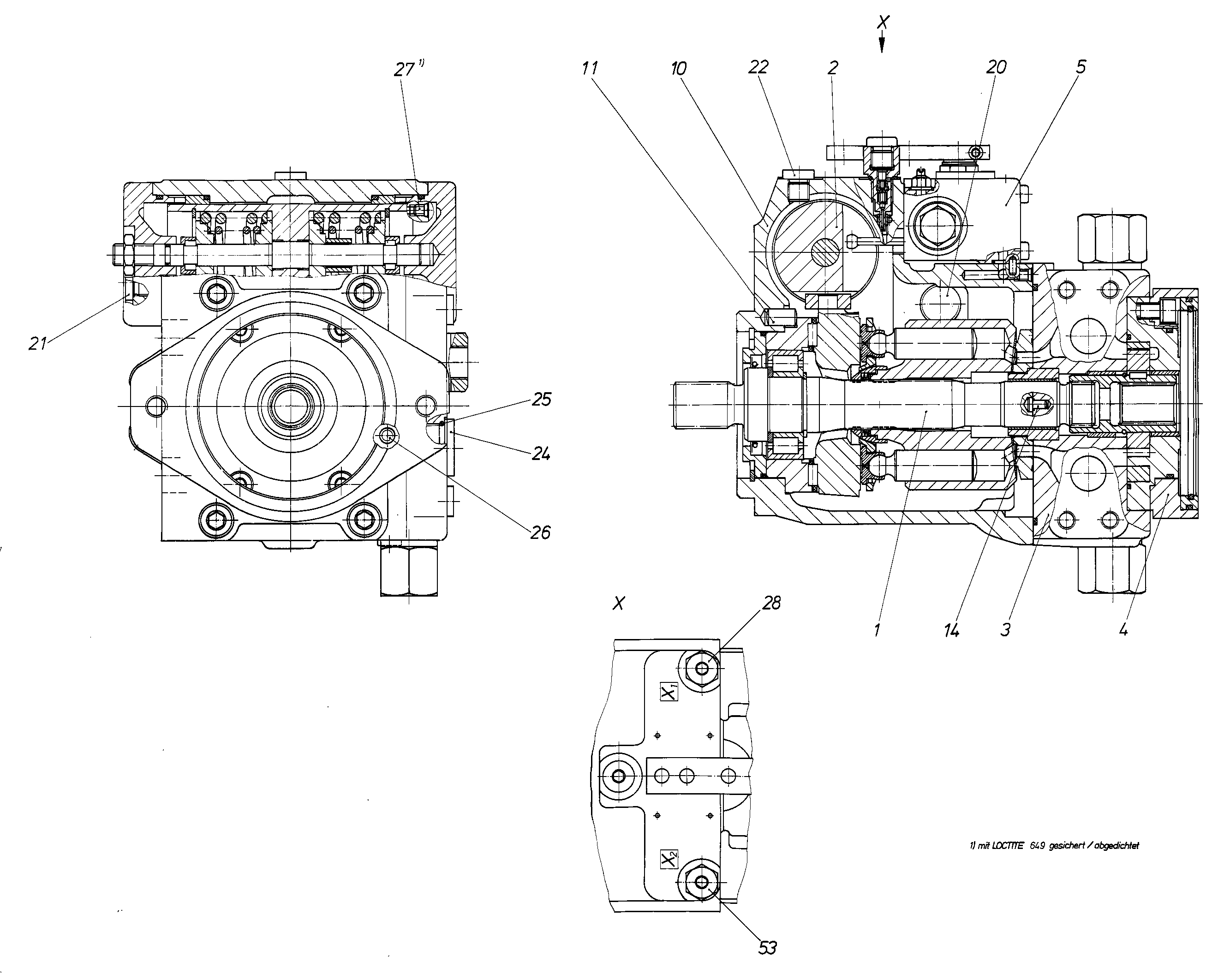 A11VG50HW1/11L-PSC10F022S — Zeichnung