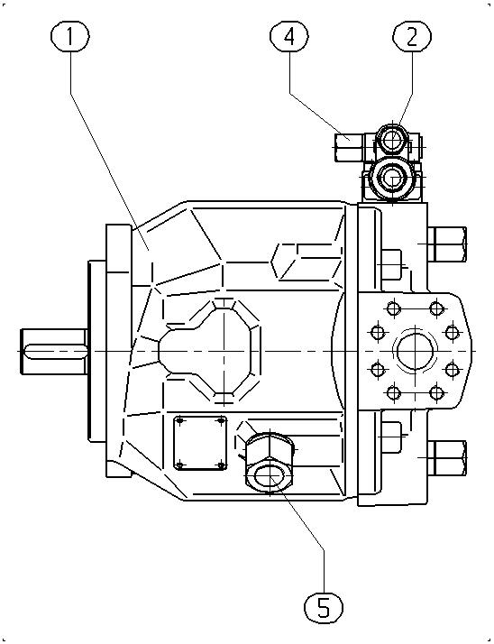 A A10V O100 DFR /31L-PPC12N00M — Zeichnung