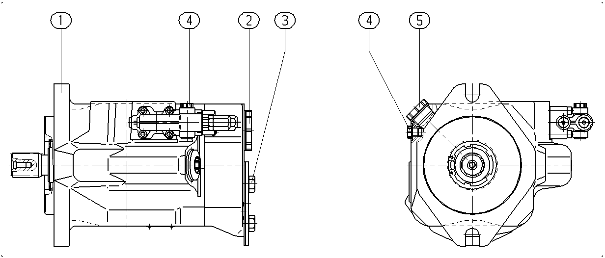 AL A10V O 85 DFR1/52R-VUC59N00 -S1918 — Zeichnung