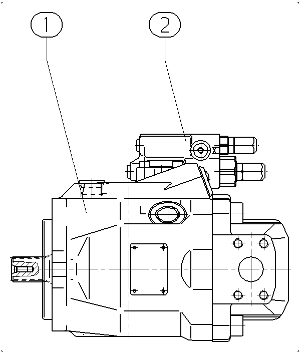 AL A10V O 60 DRG /52L-VWC12N00 -SO547 — Zeichnung