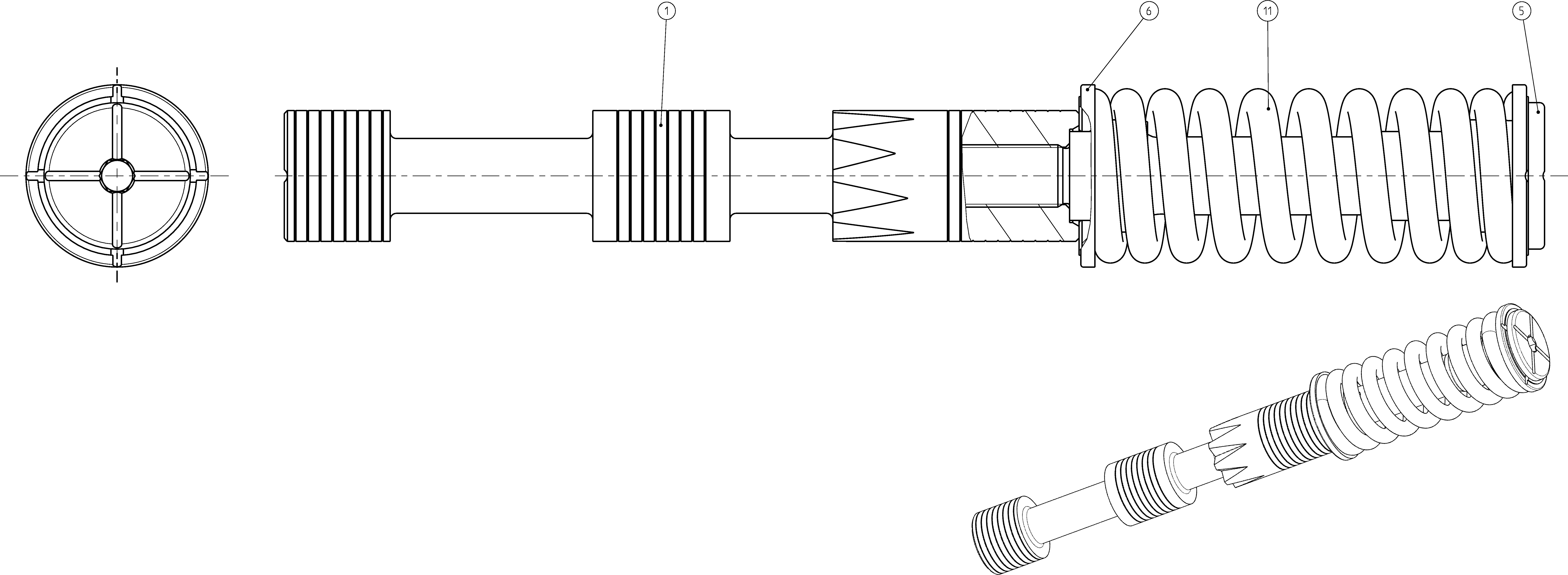 BRAKE PISTON — Zeichnung
