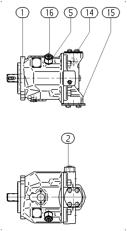 A A10VSO100 DFEH/31L-PSC12N00 — Zeichnung