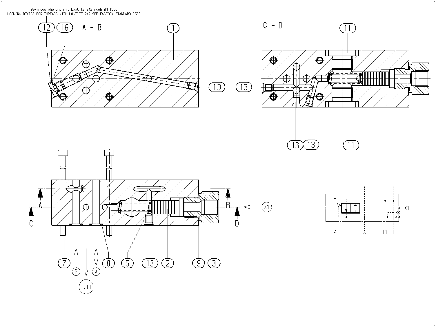 FLUSHING VALVE — Zeichnung