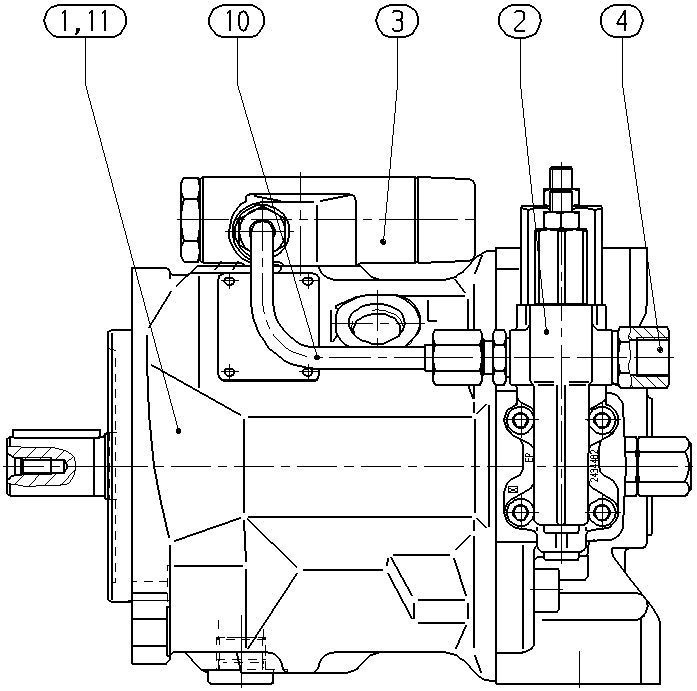 A A10VSO 71 DFLR/31R-VPA12N00 — Zeichnung