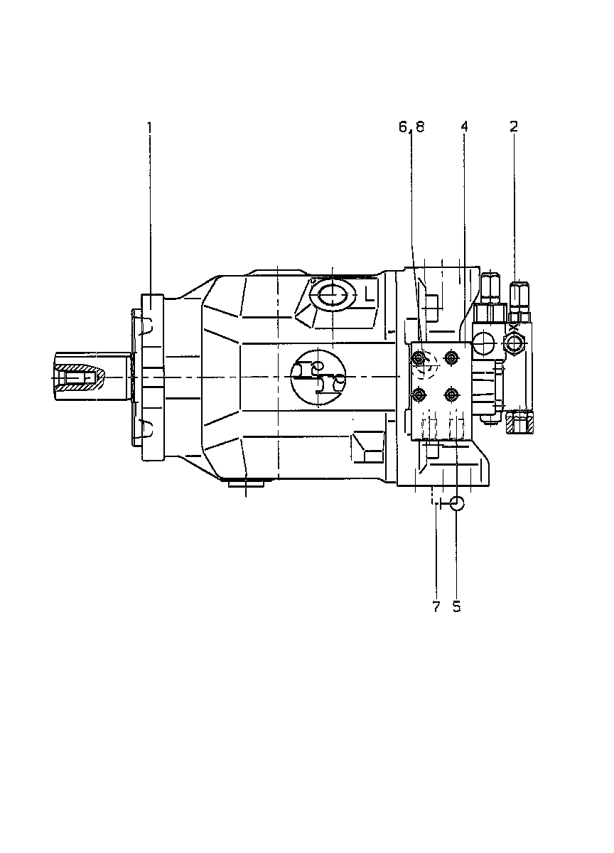AA10VSO100DFR1/31R-PPA12N00-SO280 — Zeichnung