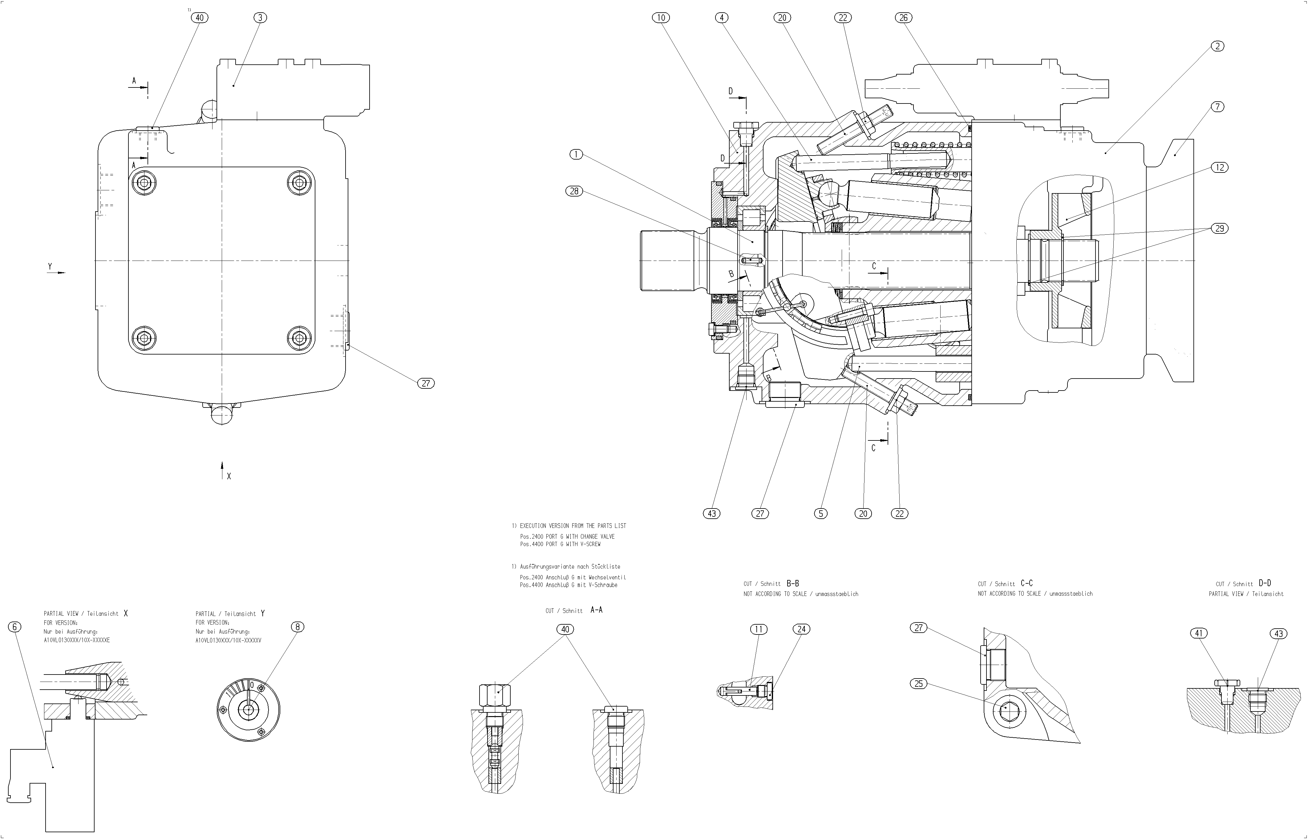 AA11VLO145EP4D/11R-WSD07K02T-S — Zeichnung