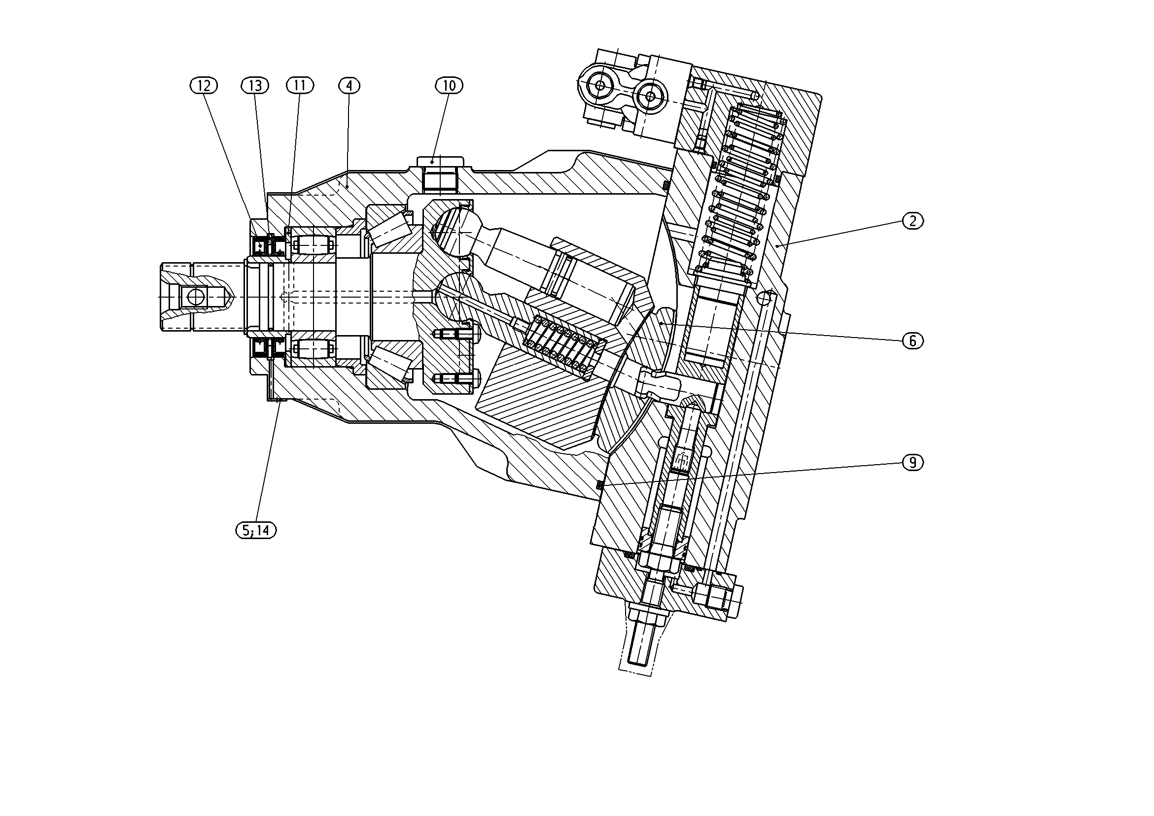 KVA7VO80DRS/63R-MEK64 — Zeichnung