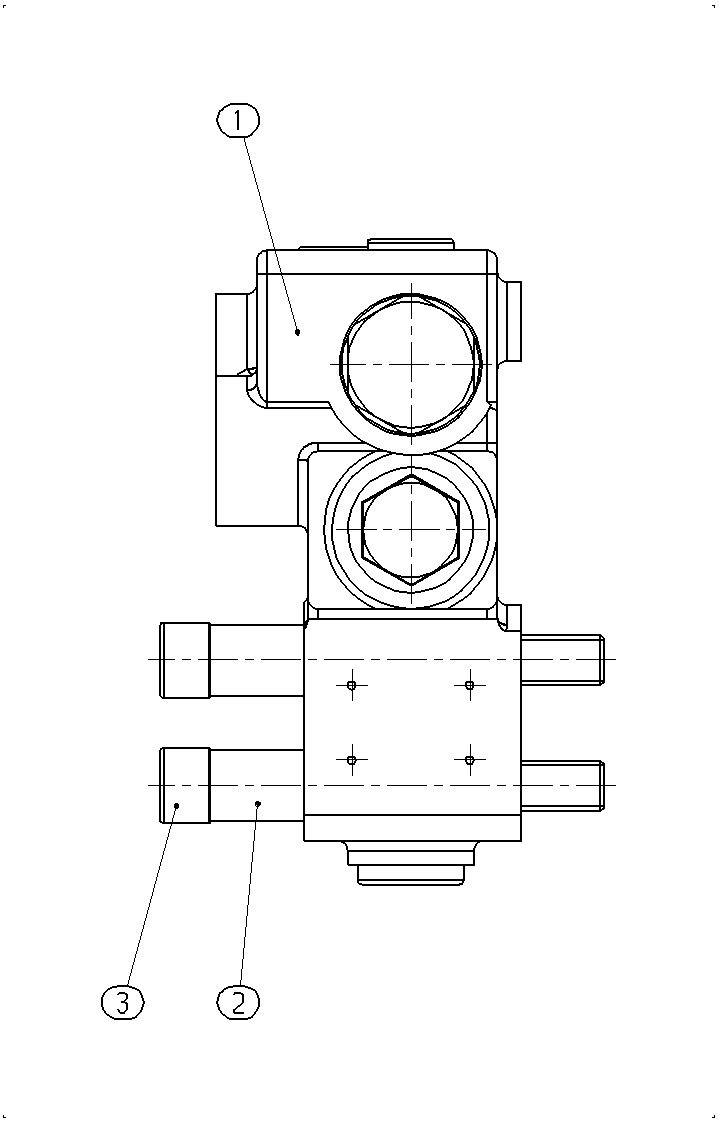 FLUSH/BOOST PRESSURE VALVE — Zeichnung