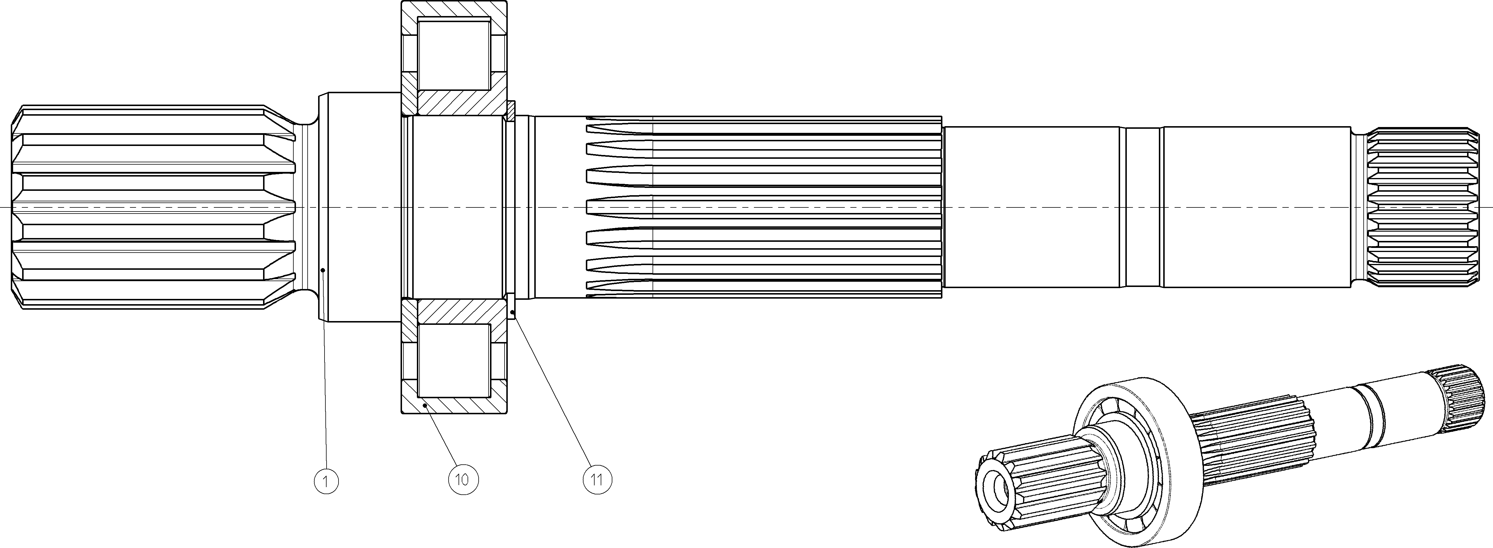 DRIVE SHAFT — Zeichnung