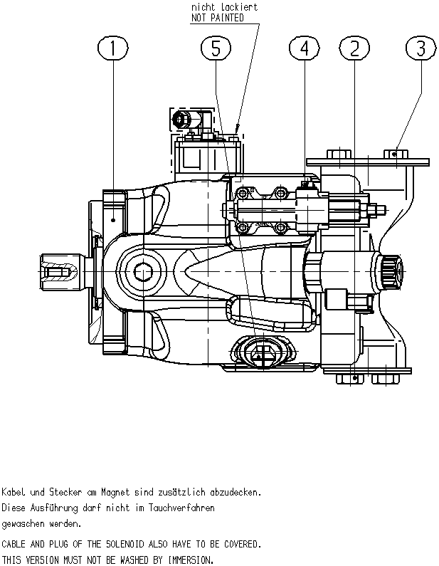 AXIAL-PISTON PUMP — Zeichnung