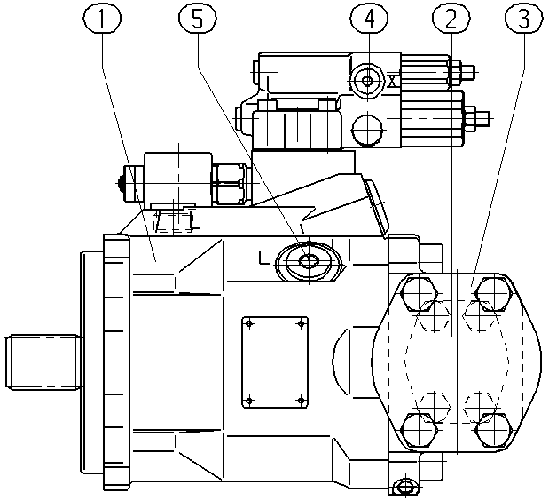 ALA10VO60DFR1/52R-PSD62N00-S2338 — Zeichnung
