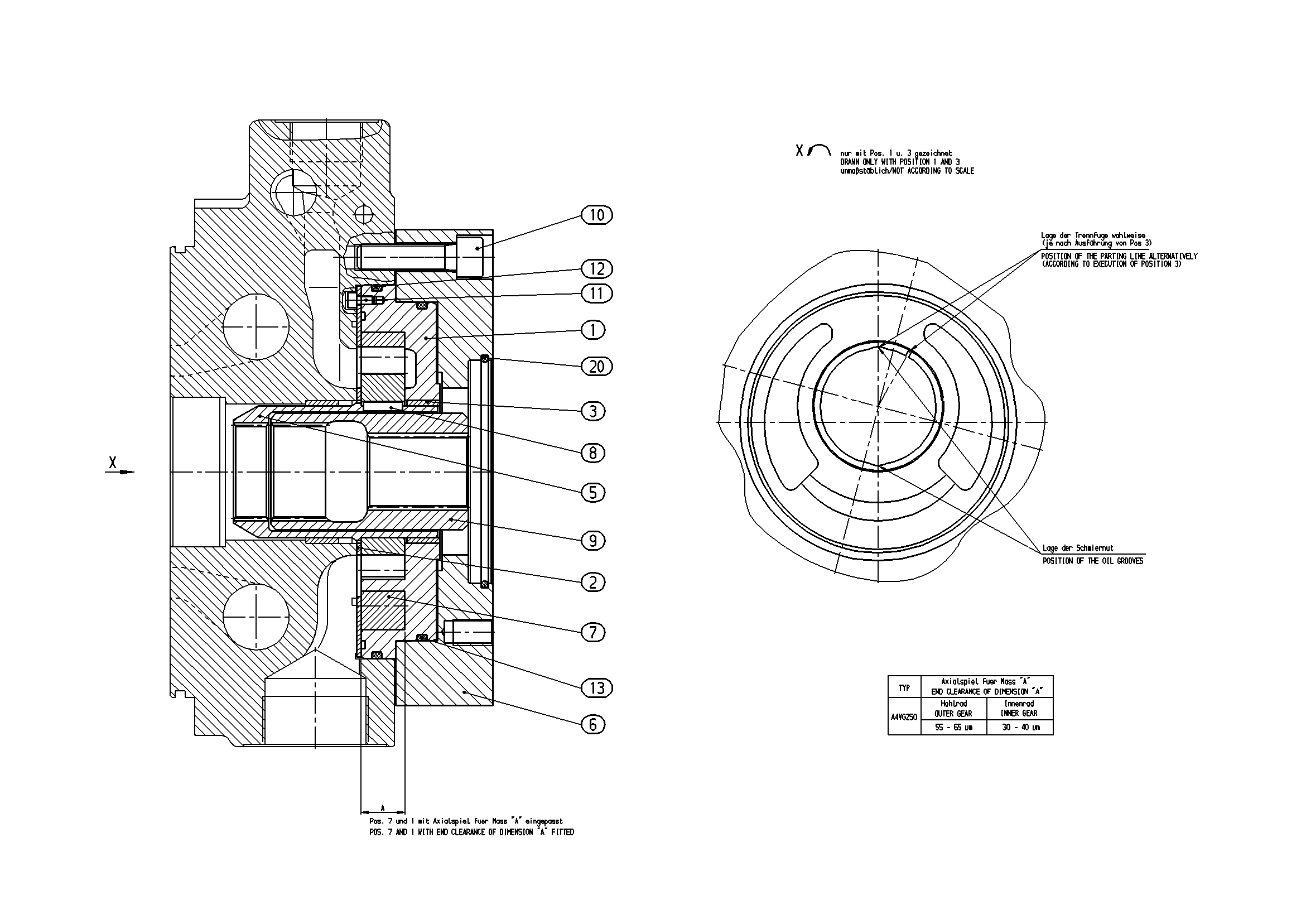INTERNAL GEAR PUMP — Zeichnung