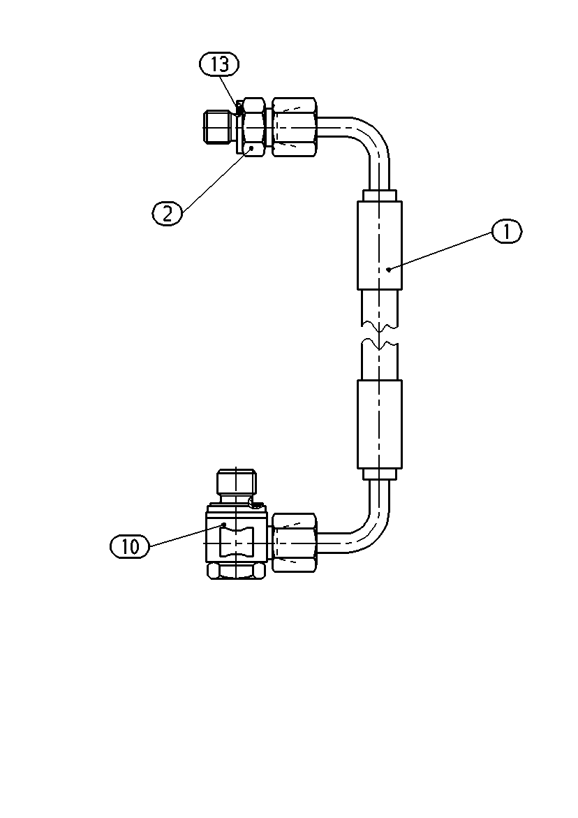 HYDRAULIC LINE — Zeichnung