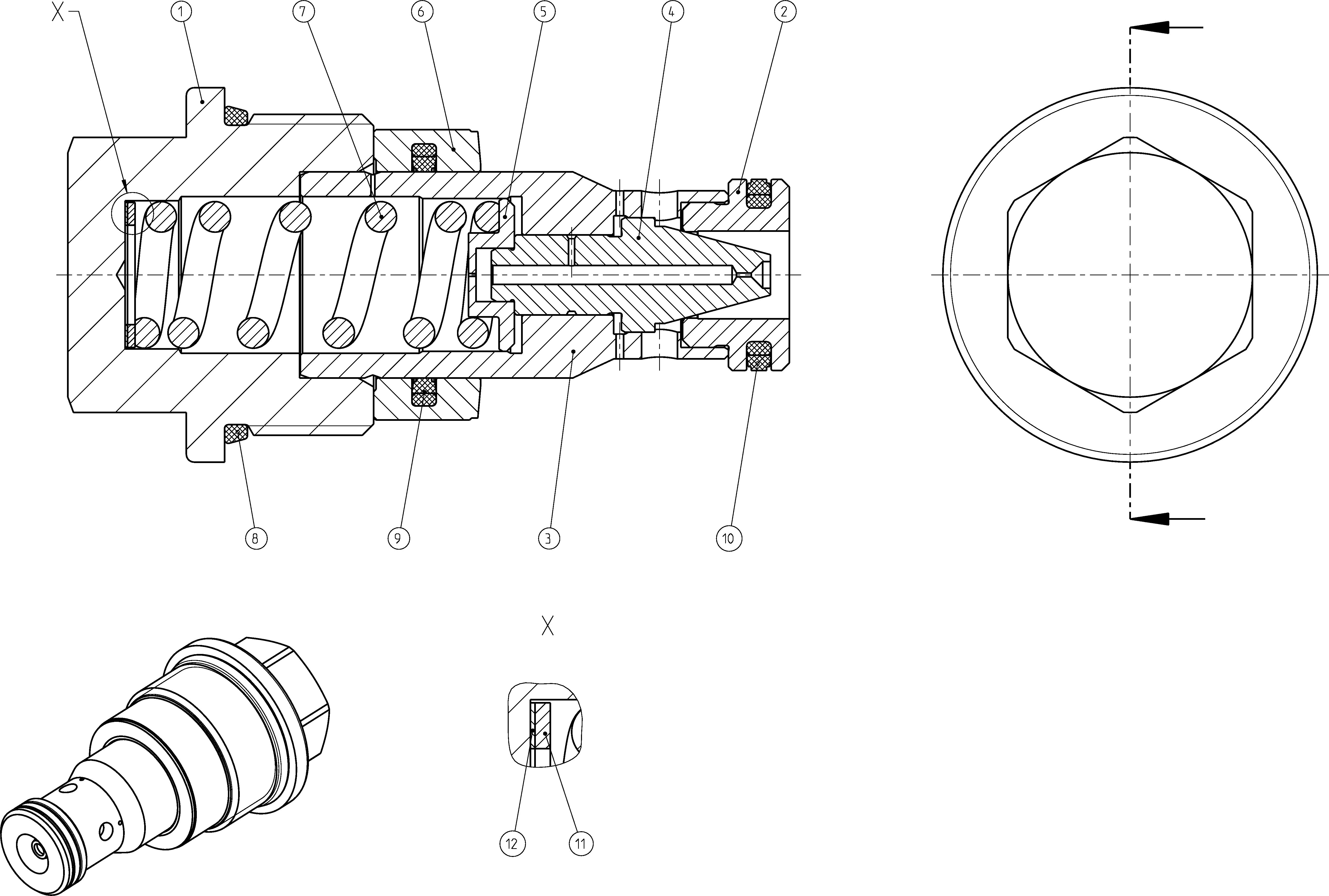 PRESSURE RELIEF VALVE — Zeichnung