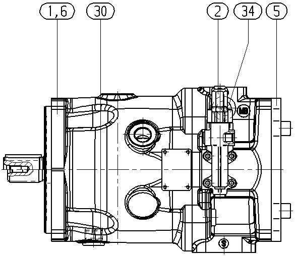 A A10VSO 71 DRS /32R-VPB22U99 -S2183 — Zeichnung