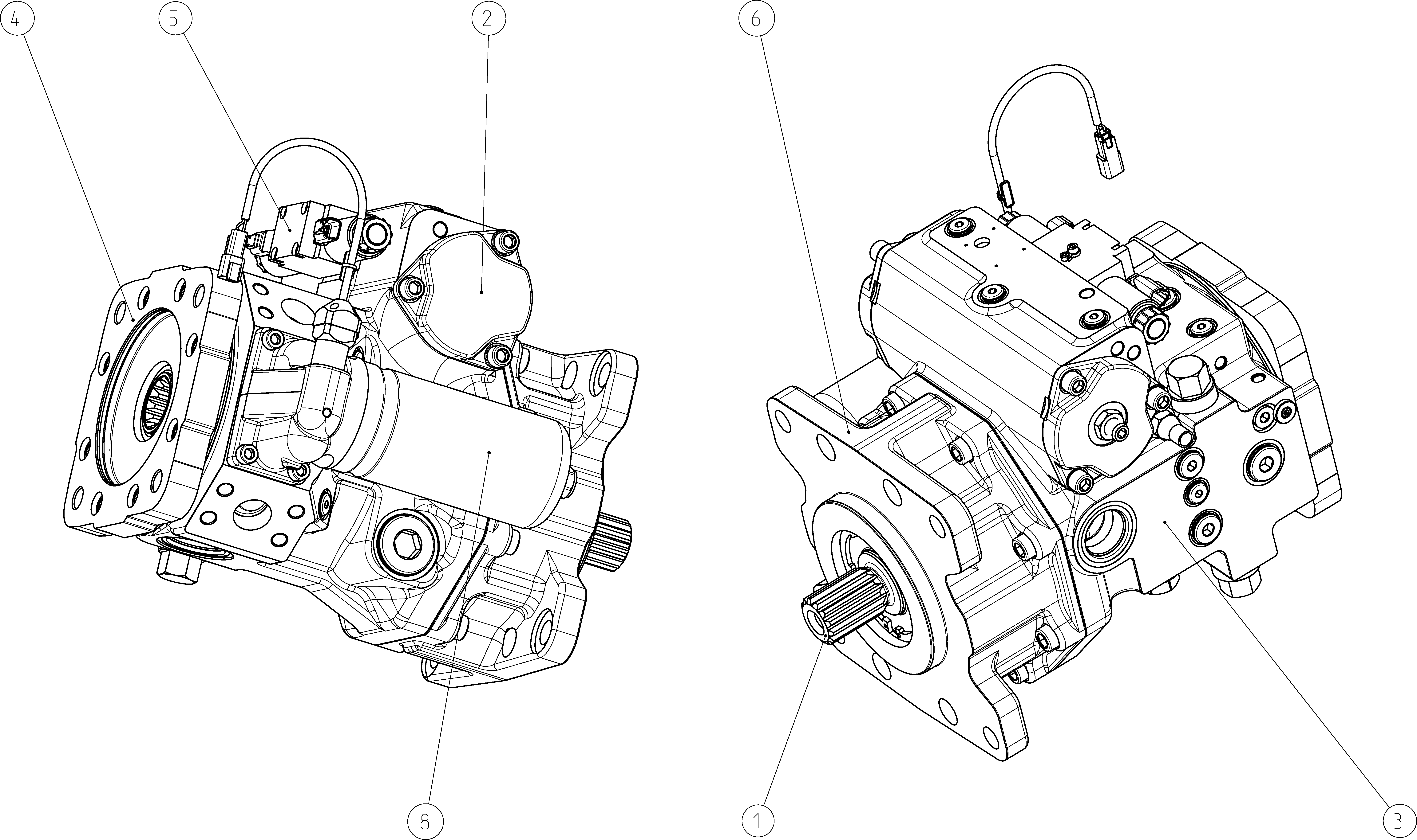 A4VG175EP2DP000/40MRNE4T11FD4T1AB00-0 — Zeichnung