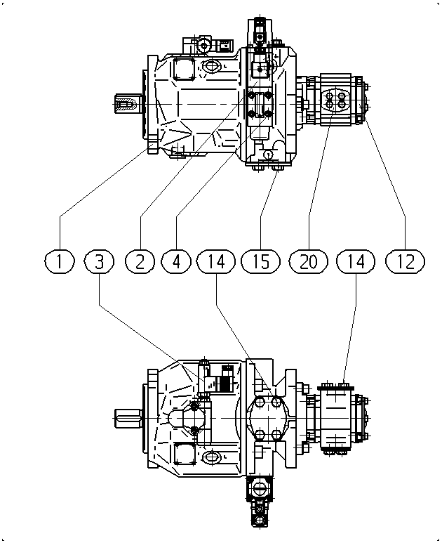 A A10VSO 71 DFE1/31R-PPA12O60 -SO376 — Zeichnung