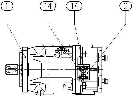 A A10V O140 DG /31R-VSD62K68 — Zeichnung