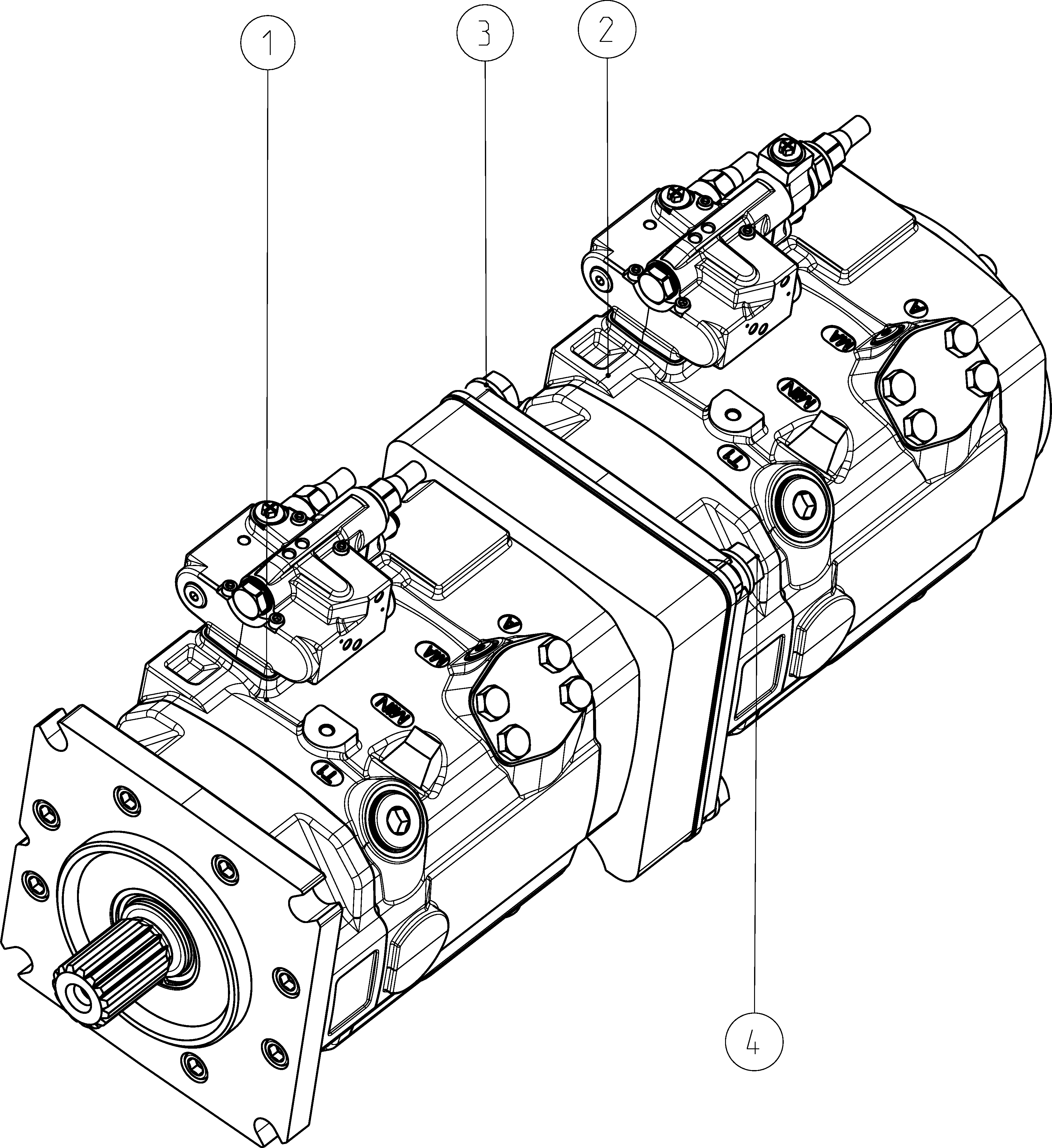 LA11VLO175LRDGA00+LA11VLO175L6S0A00 — Zeichnung