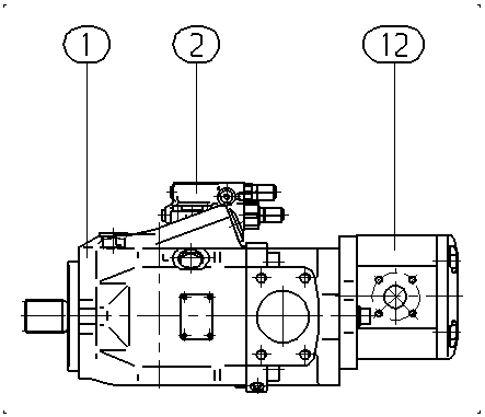 A A10V O 85 DFR /52R-PSC12H00 — Zeichnung