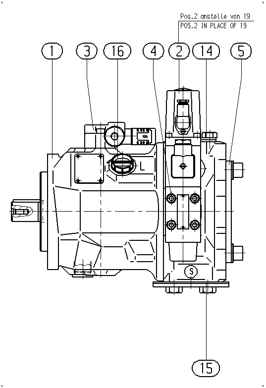 A AA10VSO 45 DFEO/31R-VKC62KC1 — Zeichnung
