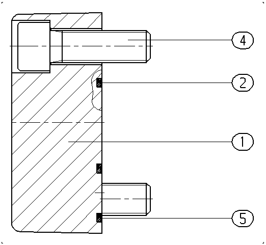 BLANK FLANGE — Zeichnung