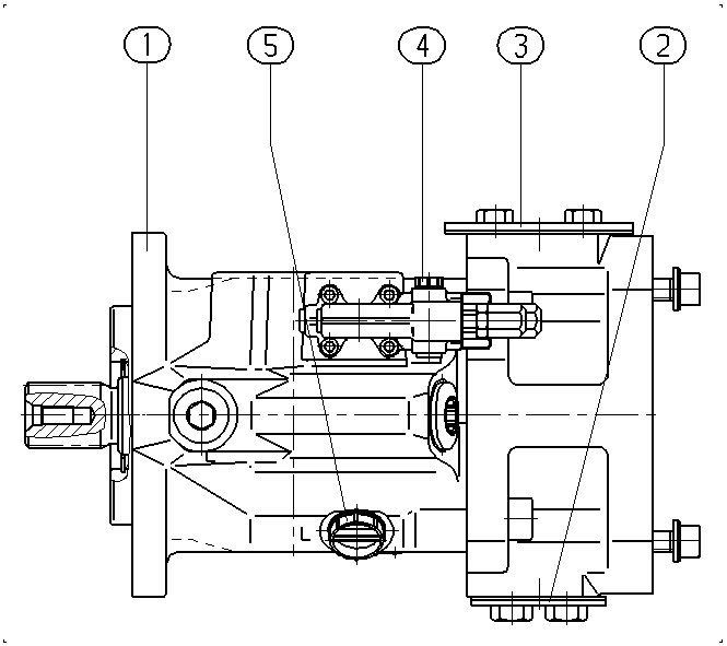 AL A10V O 85 DFR1/52L-VSC62K04 -SO547 — Zeichnung