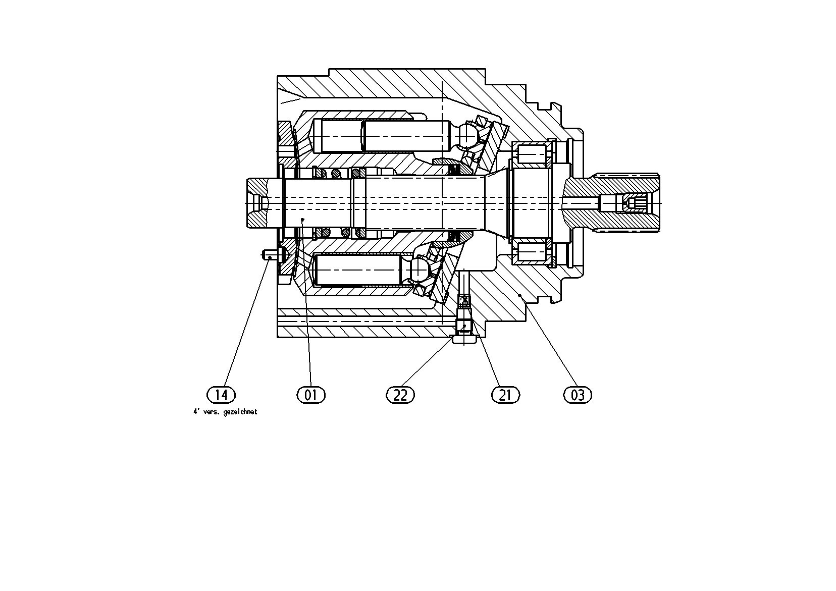 A4FM40/32W-X-S — Zeichnung