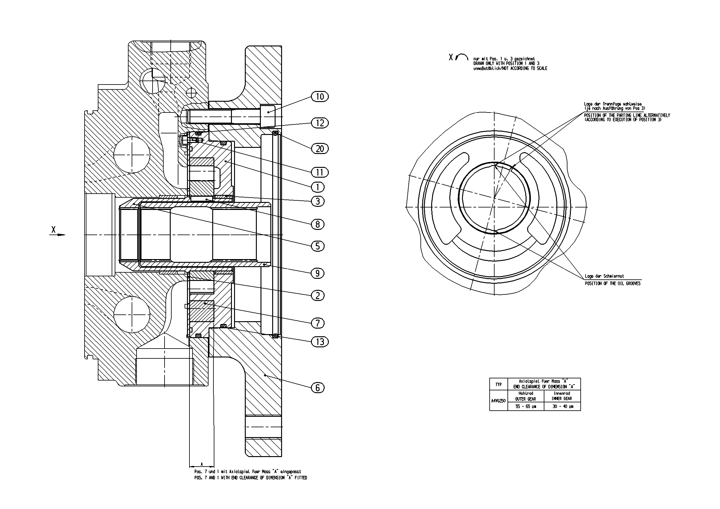 INTERNAL GEAR PUMP — Zeichnung